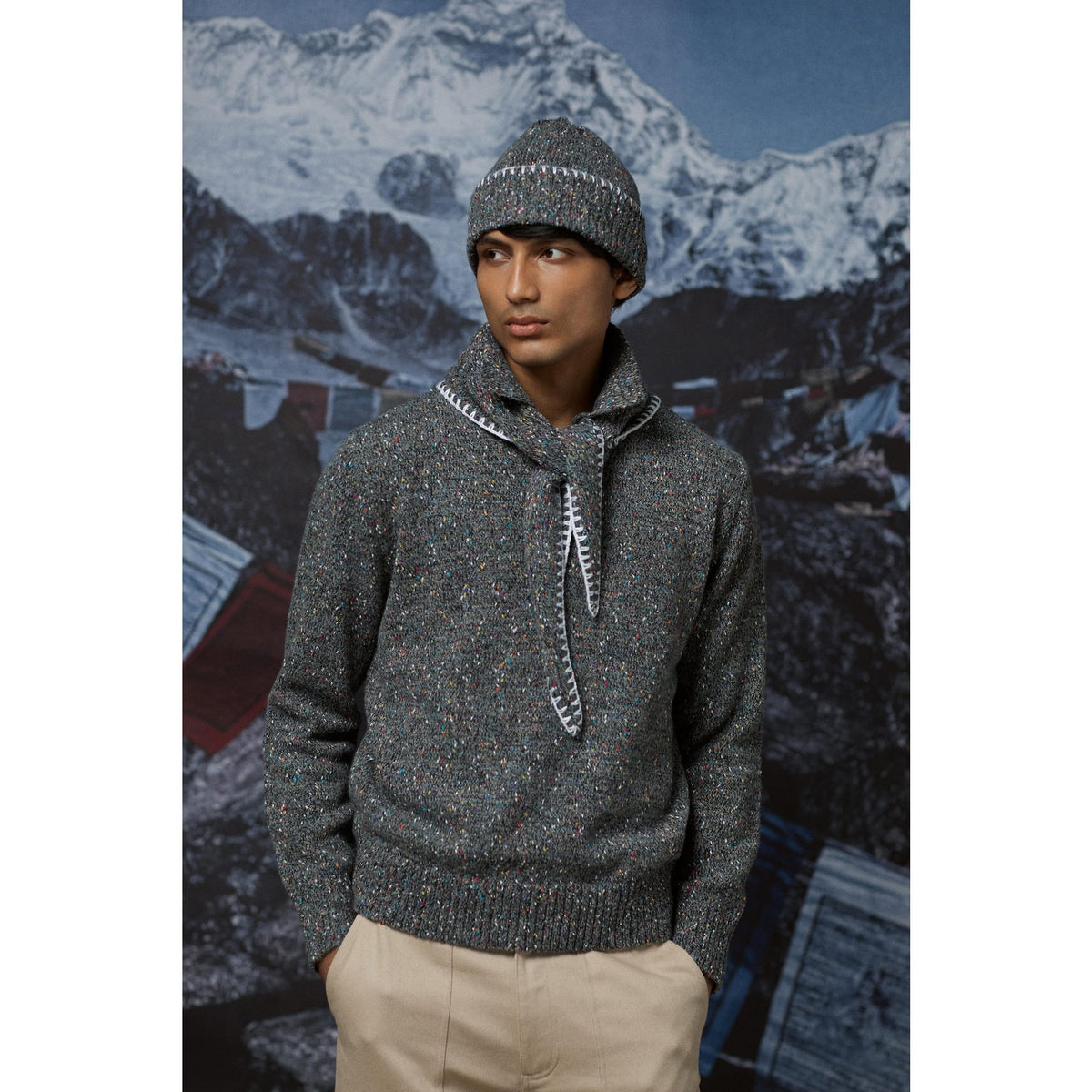 Dieter Knit - Multi-Fleck