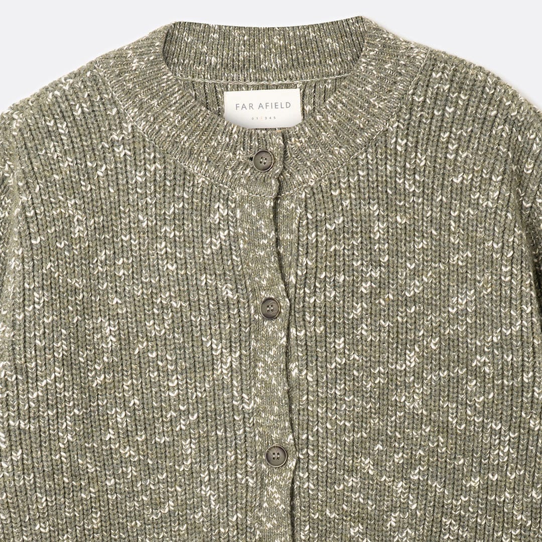 Albers Ribbed Cardigan - Light Green