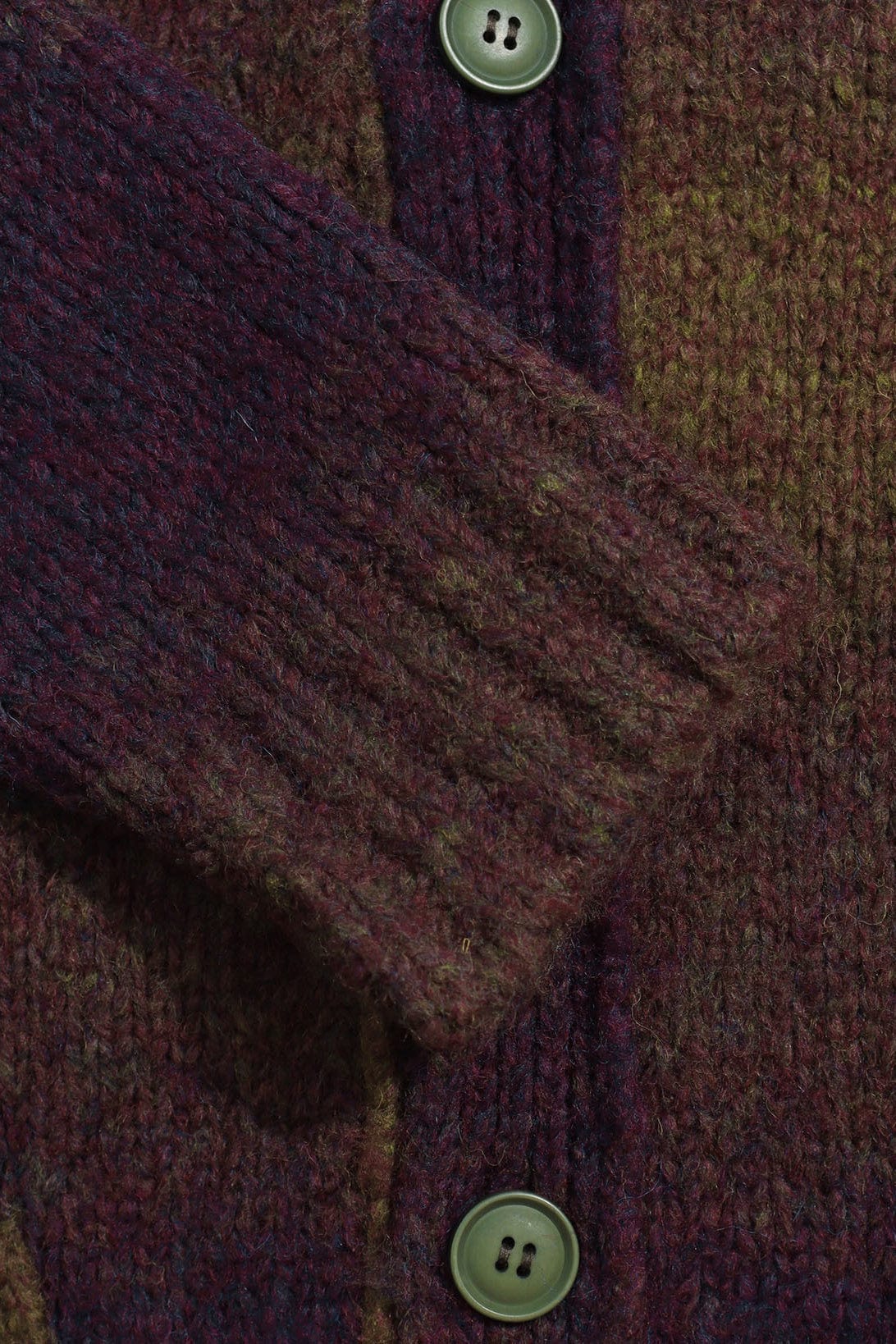Buckley Cardigan - Purple / Green Ombre