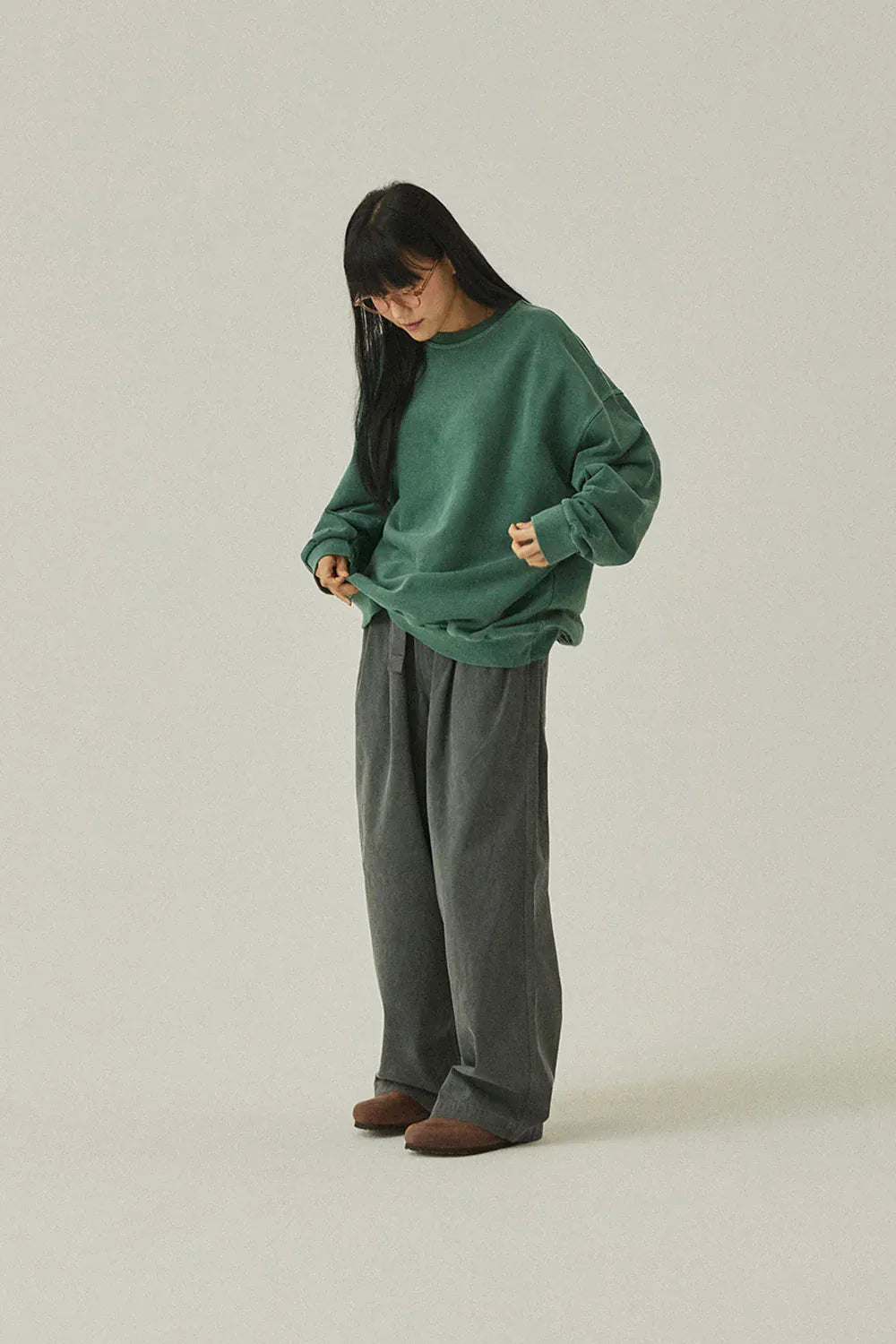 Pigment Sweatshirt - Deep Green