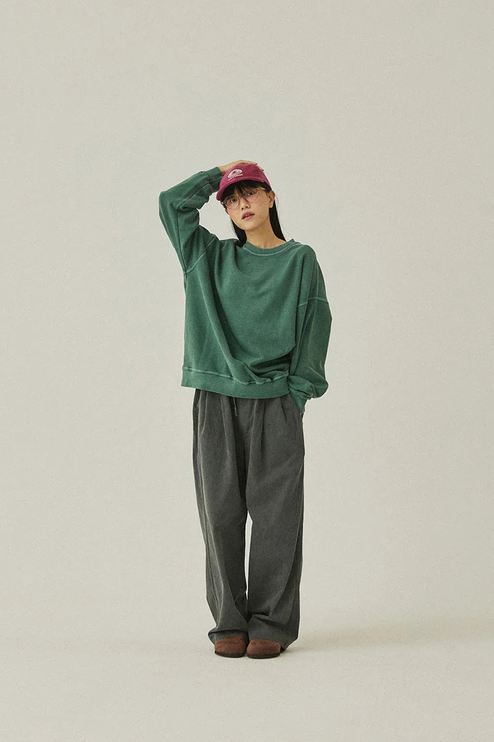 Pigment Sweatshirt - Deep Green