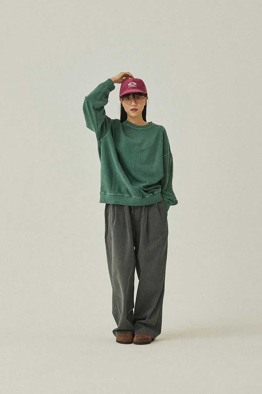 Pigment Sweatshirt - Deep Green