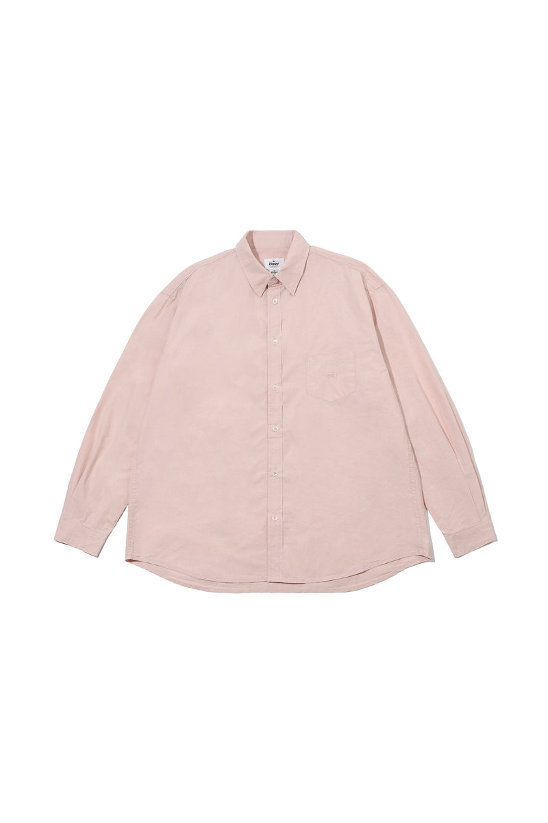 Relaxed Cotton Shirt - Light Pink