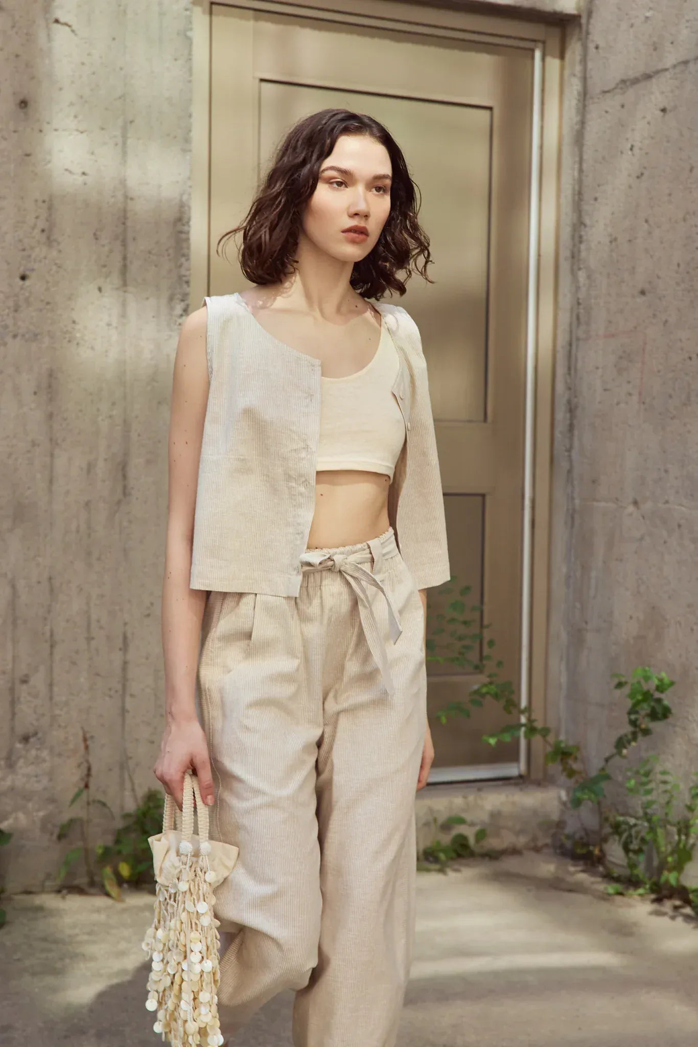 Rosalie Top - Blanc Beige
