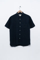 Ribeiro Shirt - Dark Navy Linen