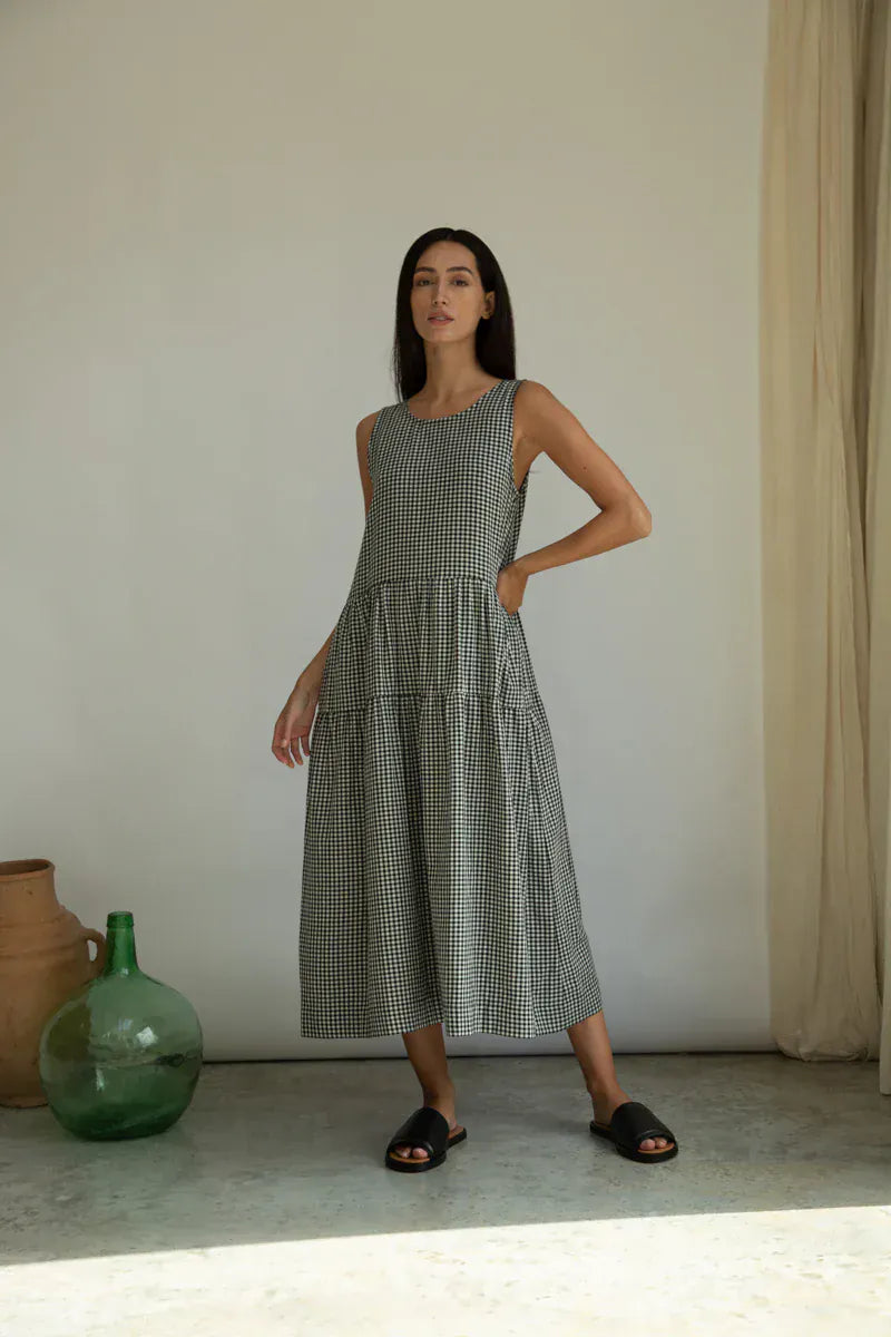 Kyra-Cay Dress - Gingham
