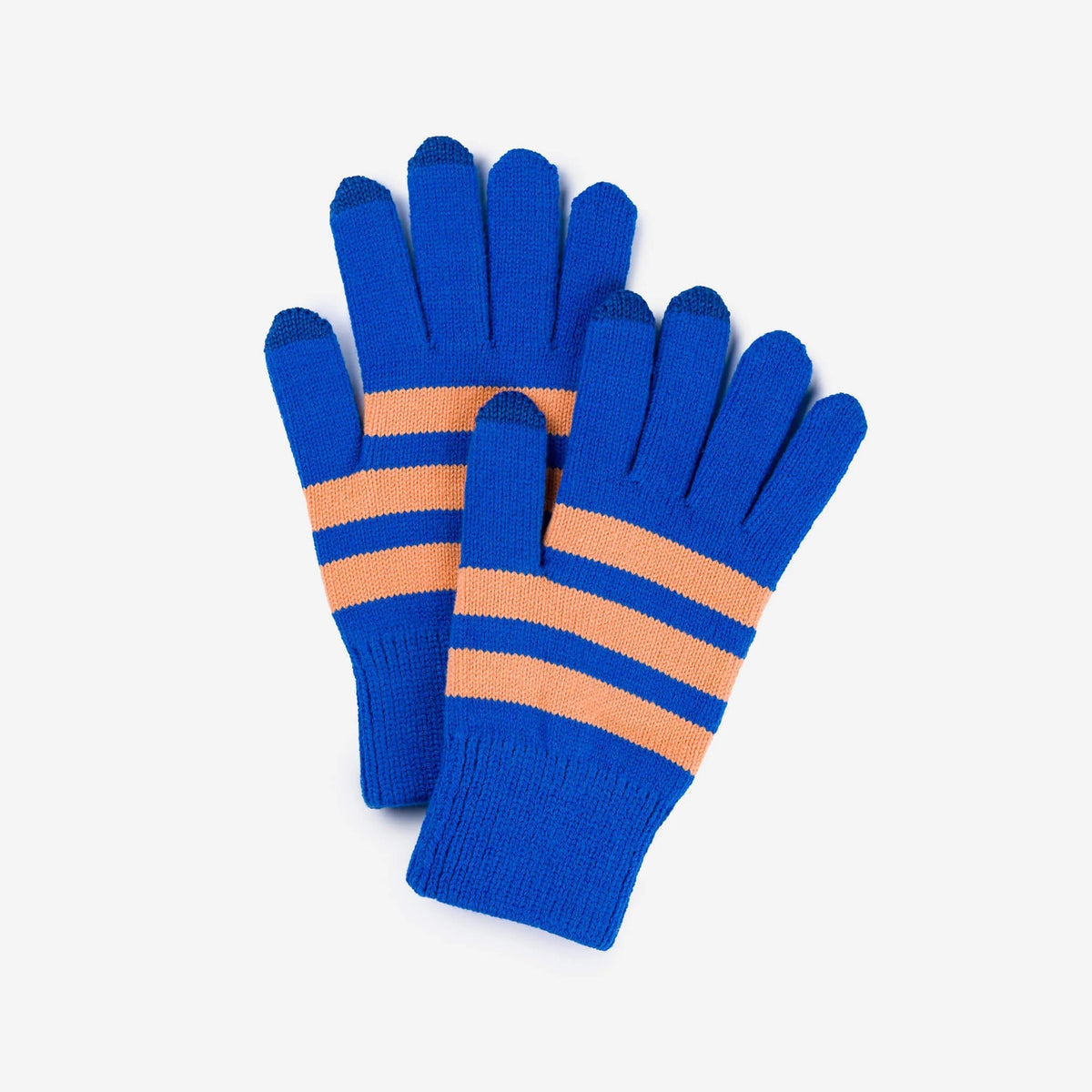 Touchscreen Gloves - Peach Cobalt