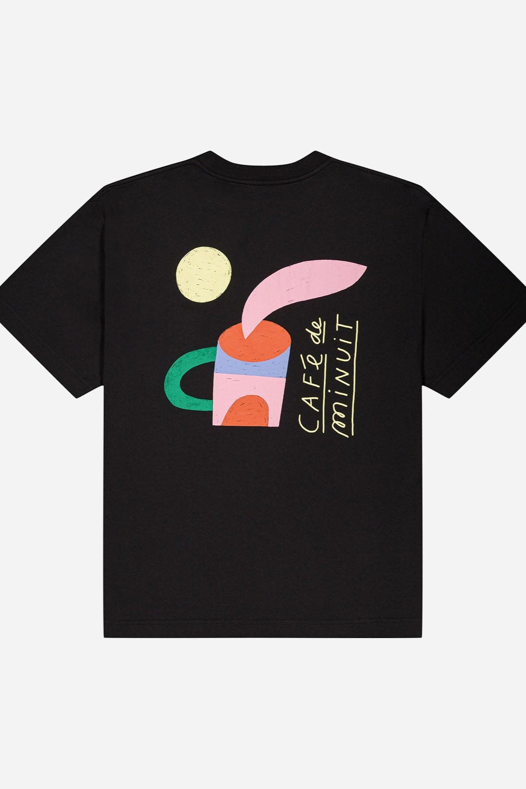 Cafe de Minuit Tee - Carbon Black
