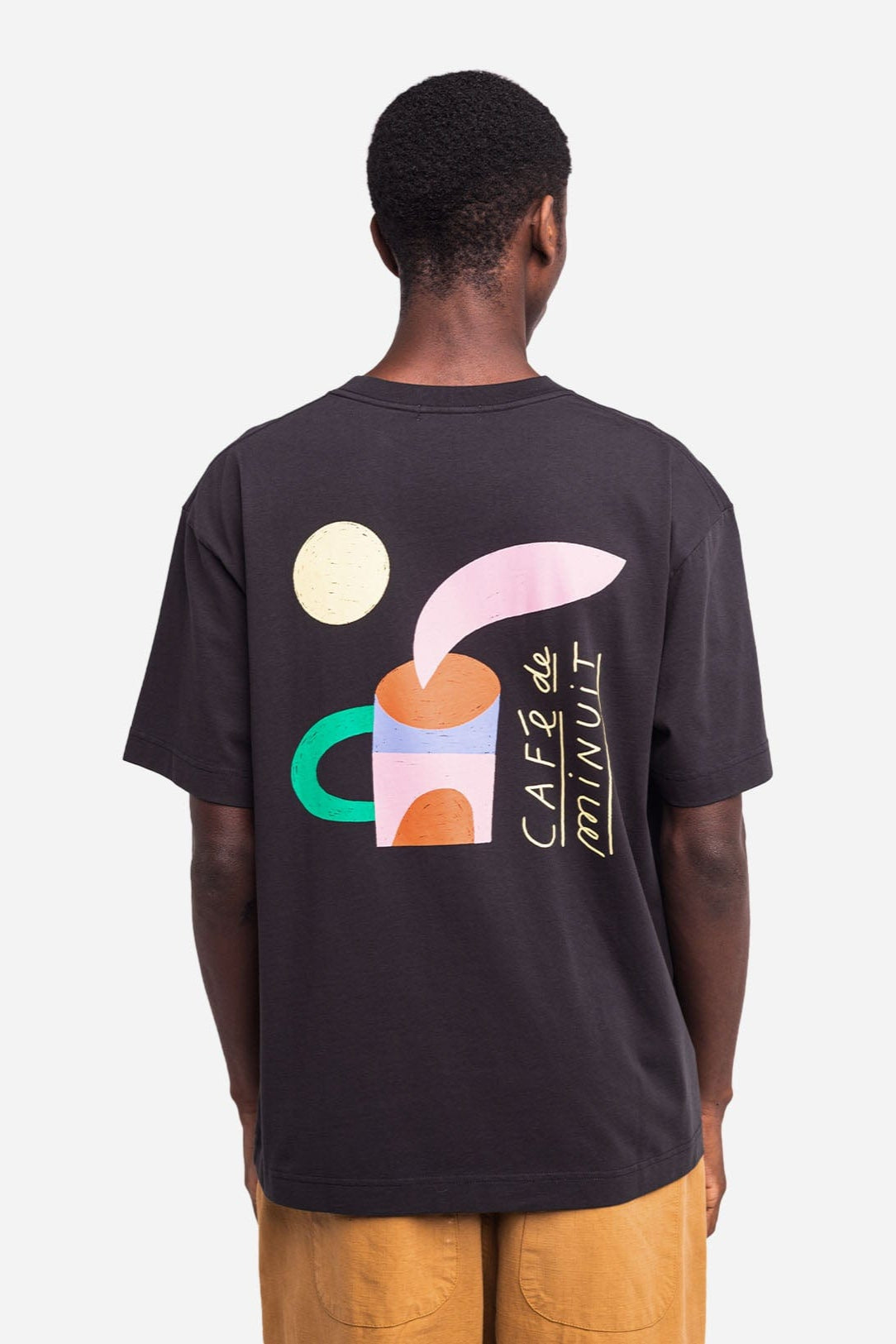 Cafe de Minuit Tee - Carbon Black