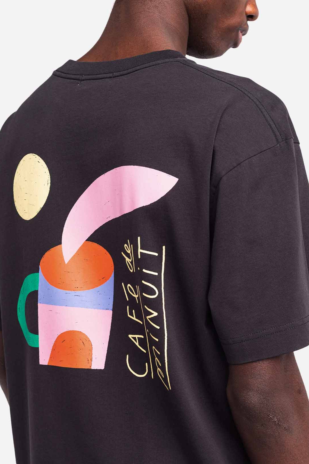 Cafe de Minuit Tee - Carbon Black