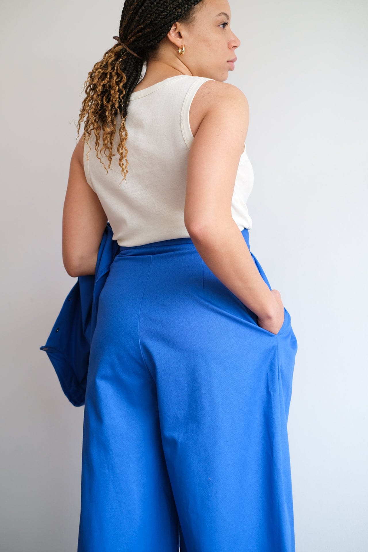 Naomi Trousers - Marine Blue