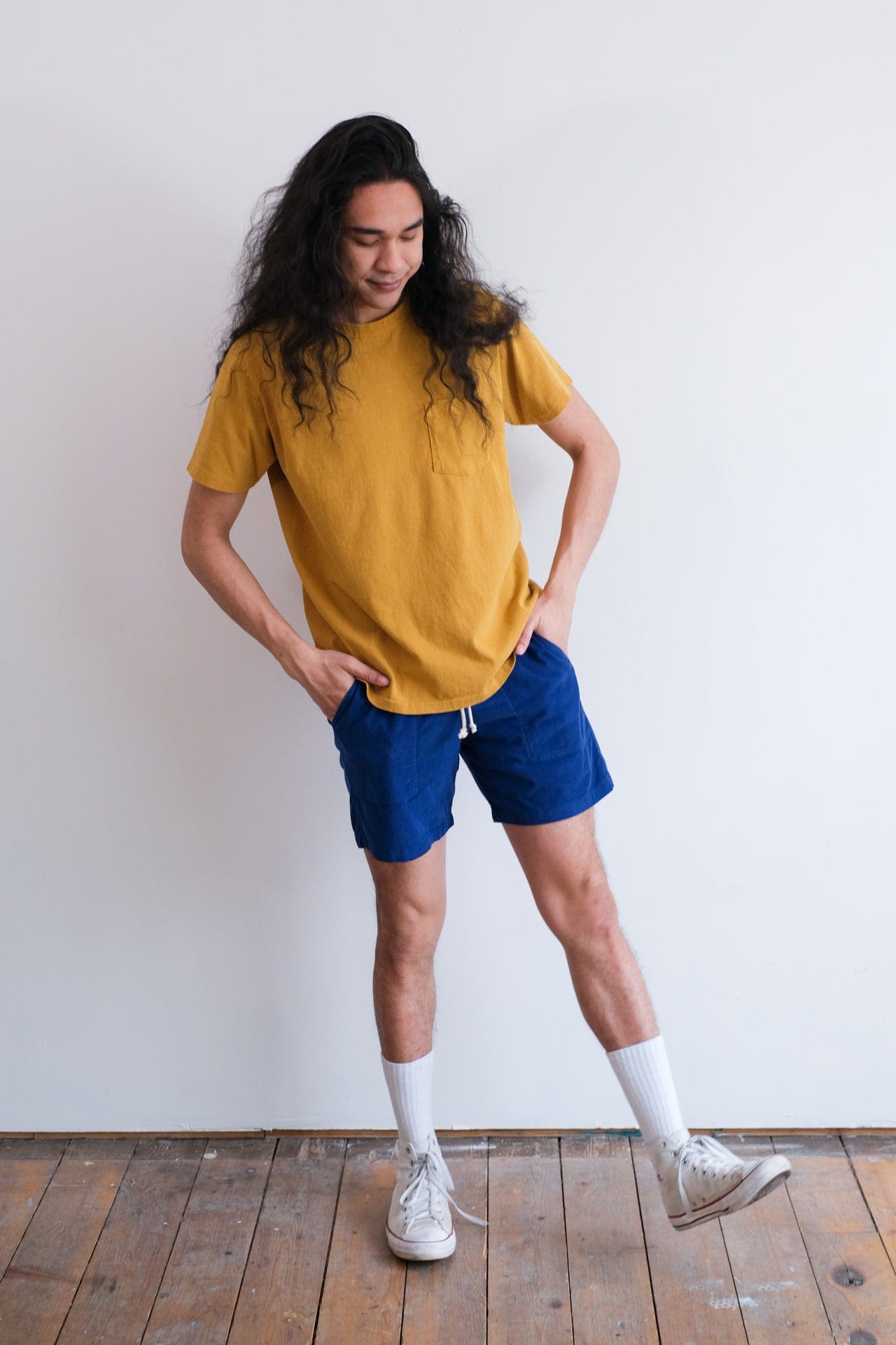 Pigment Pocket Tee - Mustard
