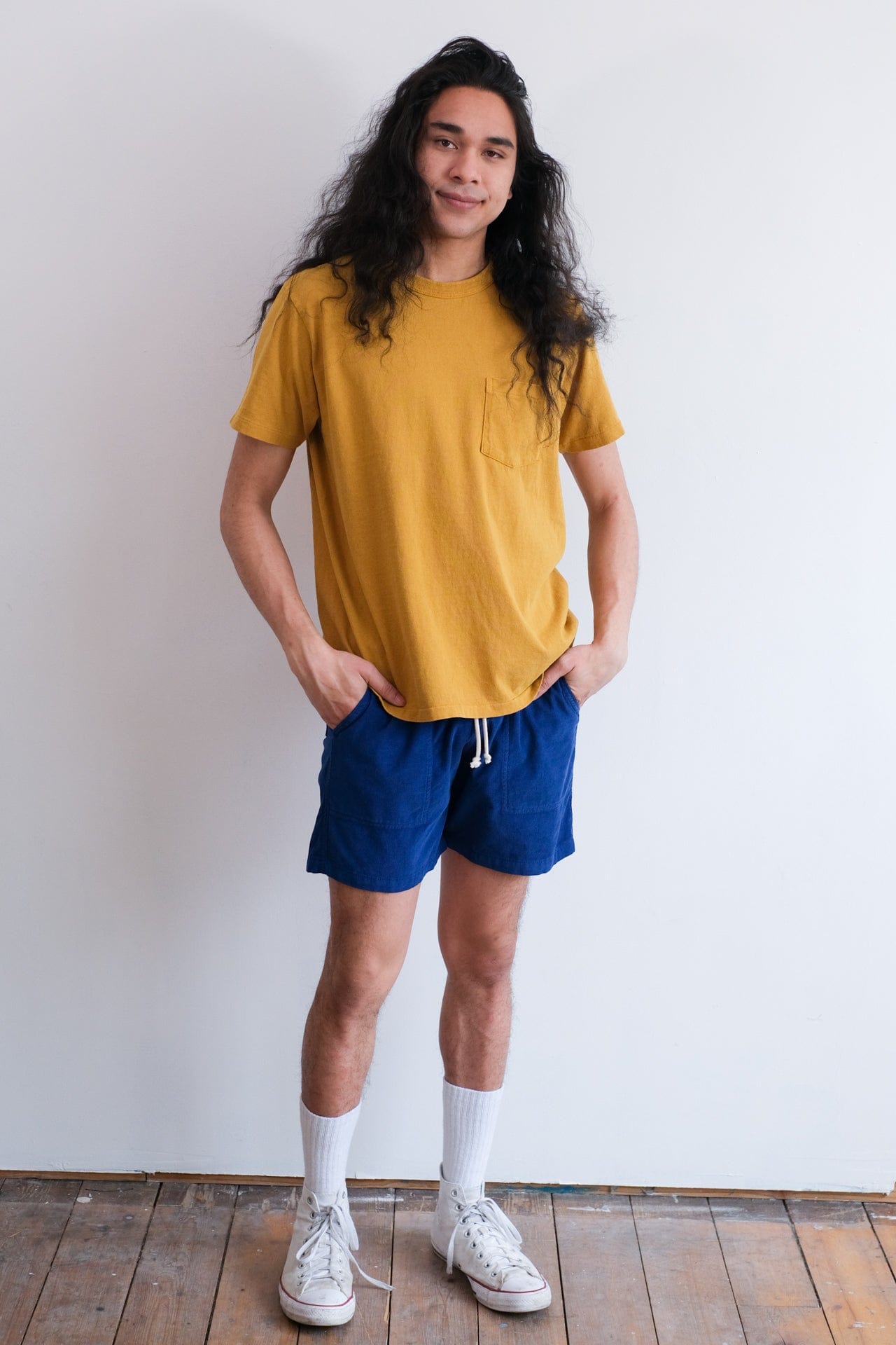 Pigment Pocket Tee - Mustard