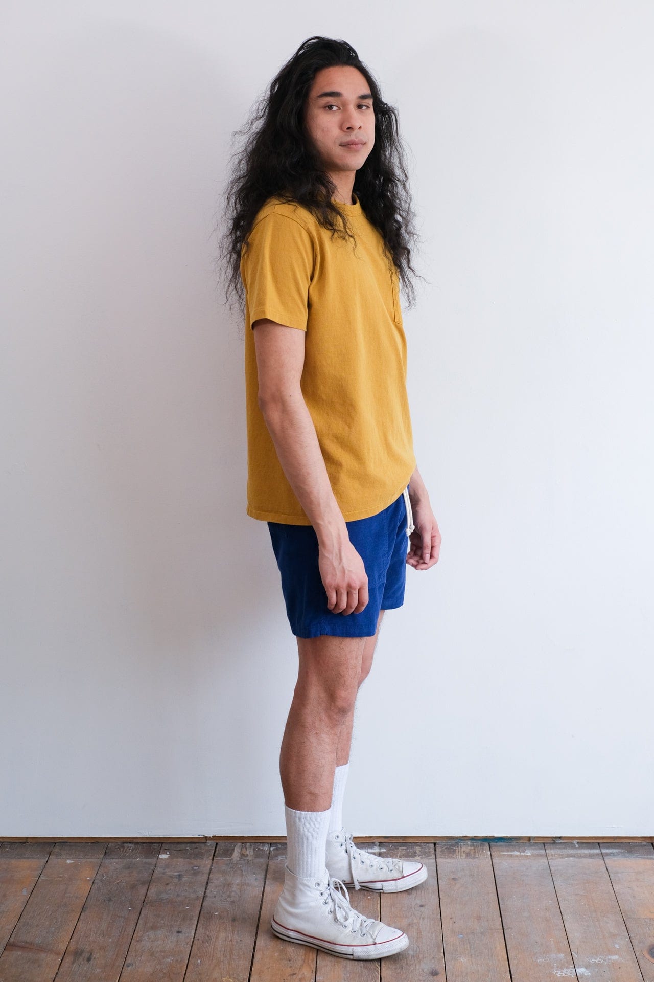 Pigment Pocket Tee - Mustard