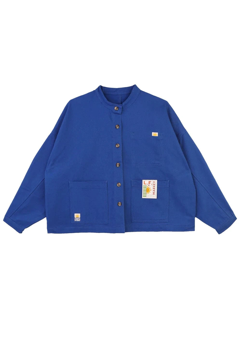 Wide Chore Coat - Cobalt