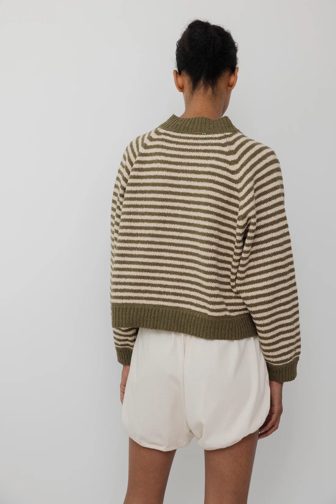 Striped Bomber - Olive