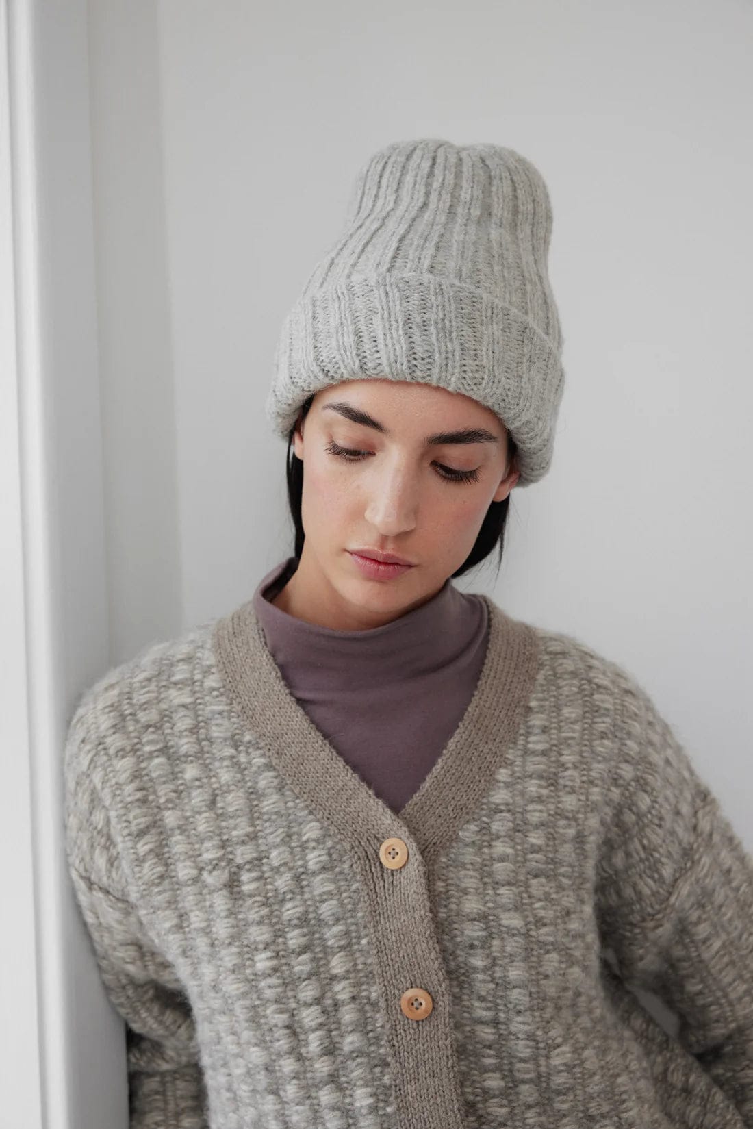 Rib Hat - Heather