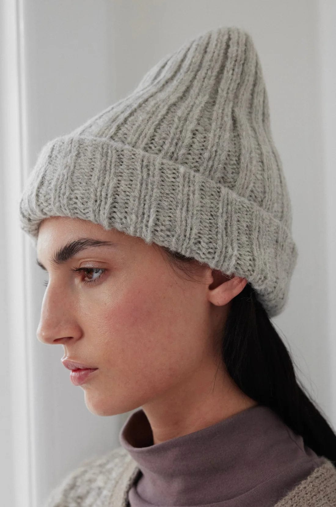 Rib Hat - Heather