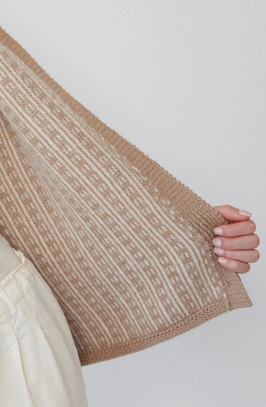 Knit Weave Jacket - Hazelnut