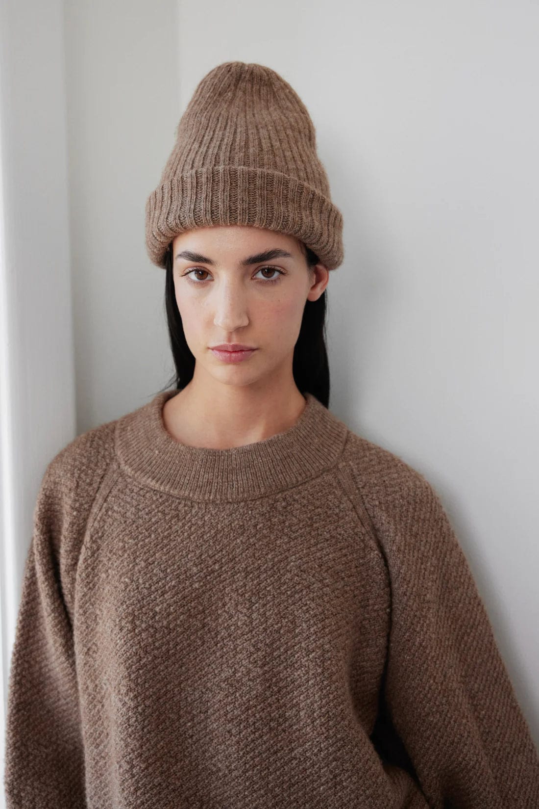 Skinny Rib Hat - Earth