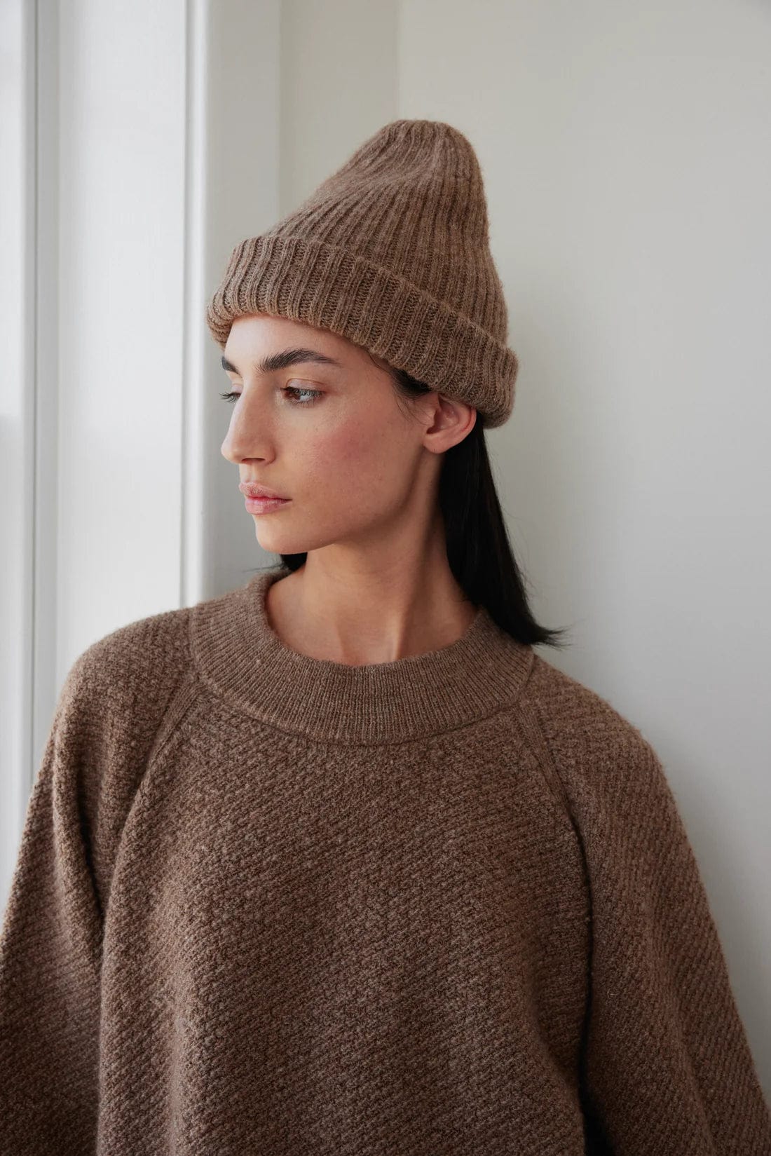 Skinny Rib Hat - Earth