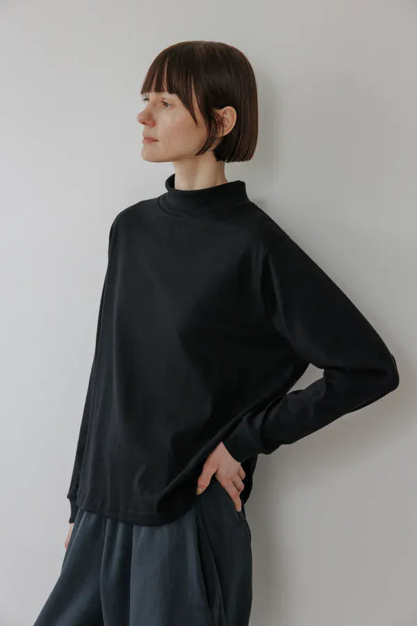 Loose Mockneck - Black