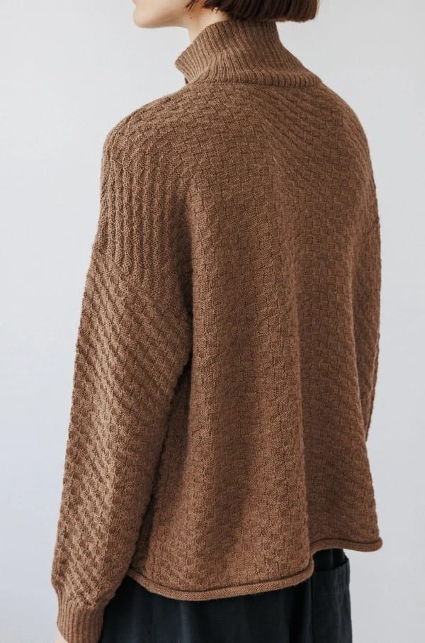 Lattice Henley - Camel