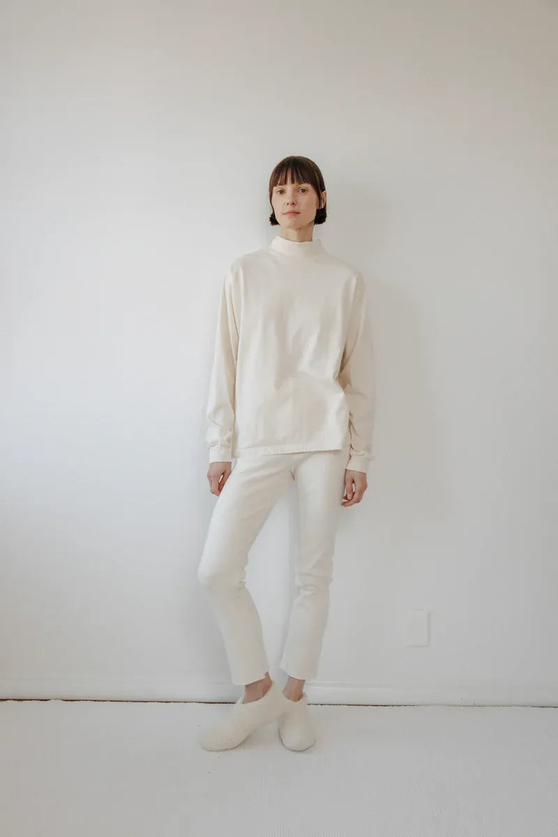 Loose Mockneck - Natural
