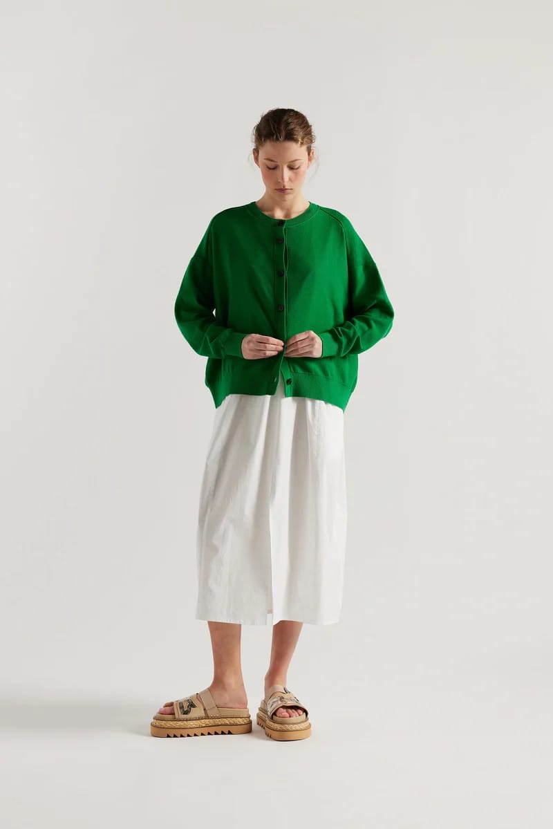 Gateway Cardigan - Vivid Green