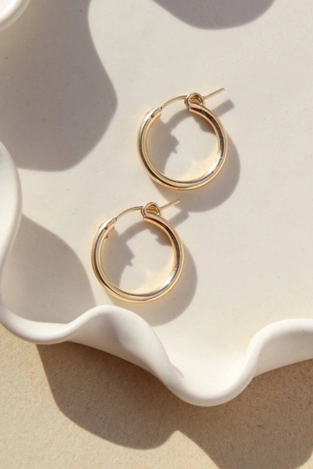 Classic Hoop Earrings - Sterling Silver