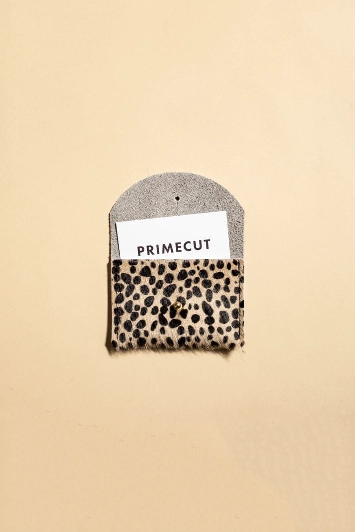 Cardholder - Tiny Spotted Hair On Hide