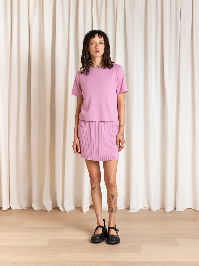 Knit T-Shirt - Tulip