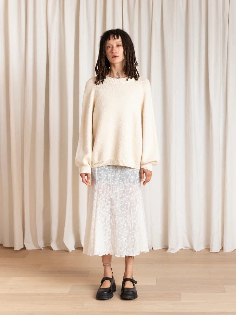 Relaxed Pullover - Cream