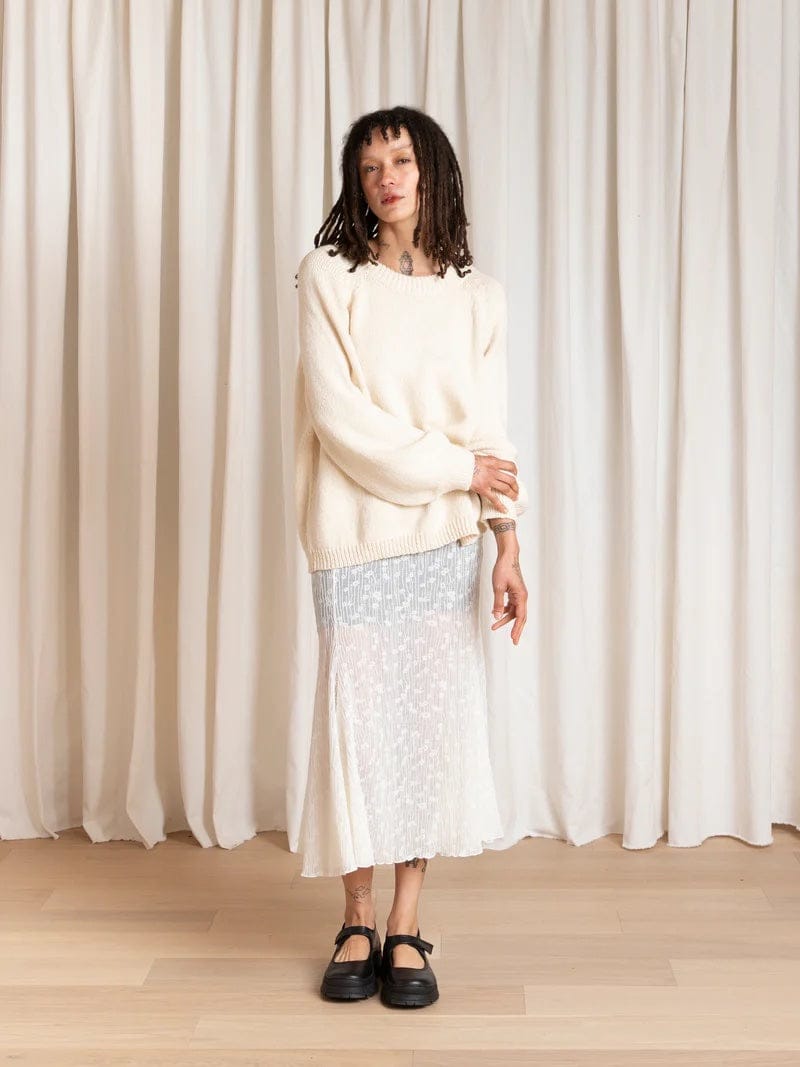 Relaxed Pullover - Cream