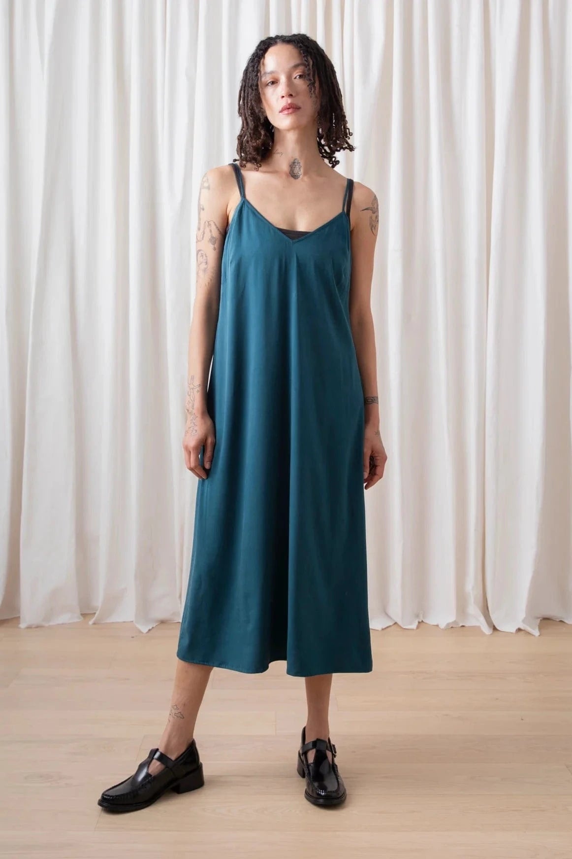 Slip Dress - Deep Teal