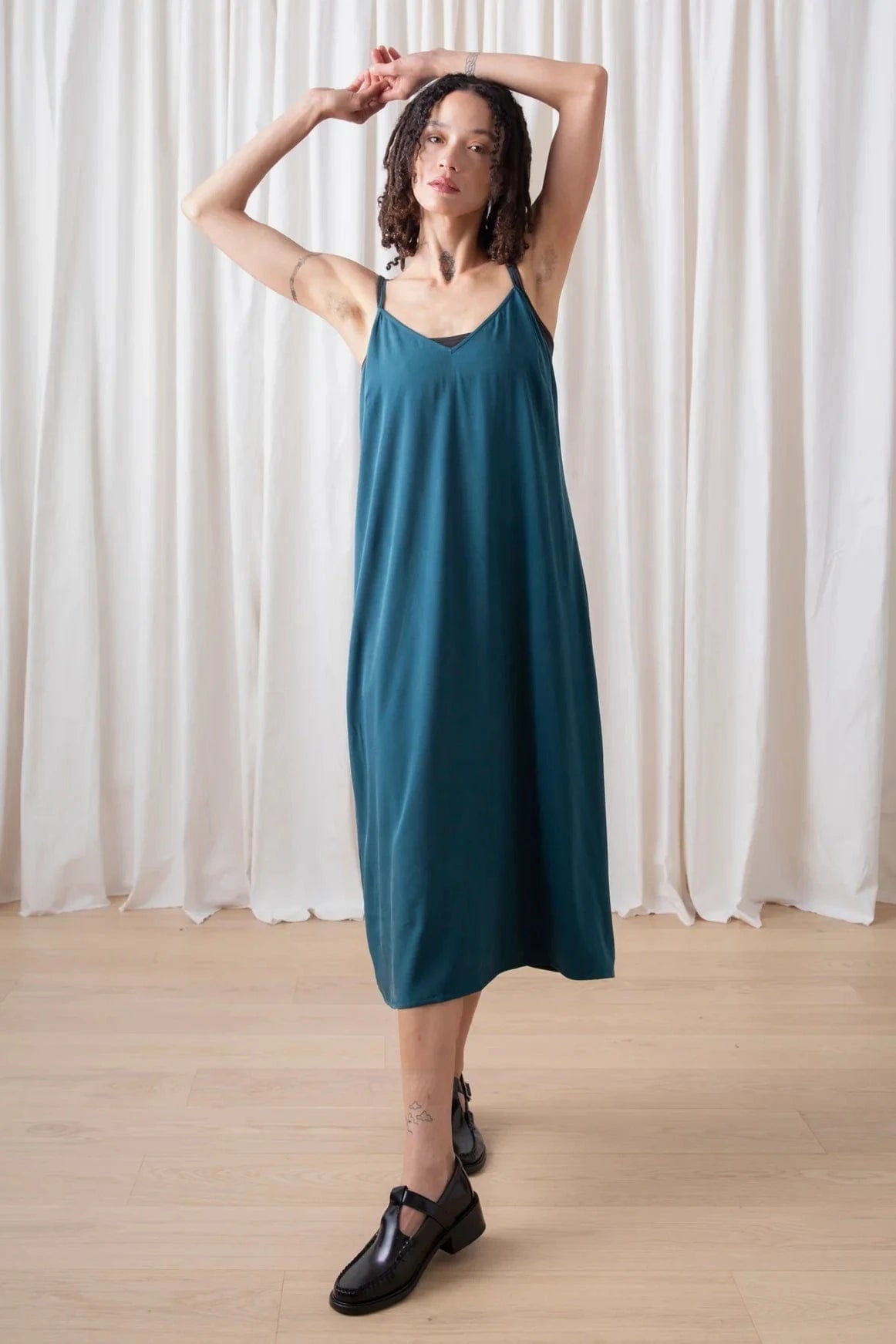 Slip Dress - Deep Teal