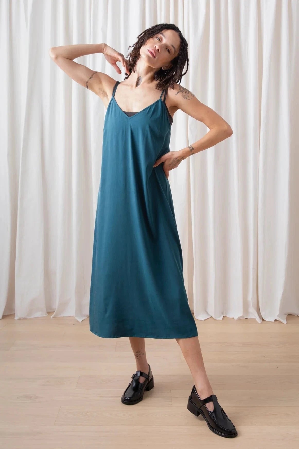 Slip Dress - Deep Teal