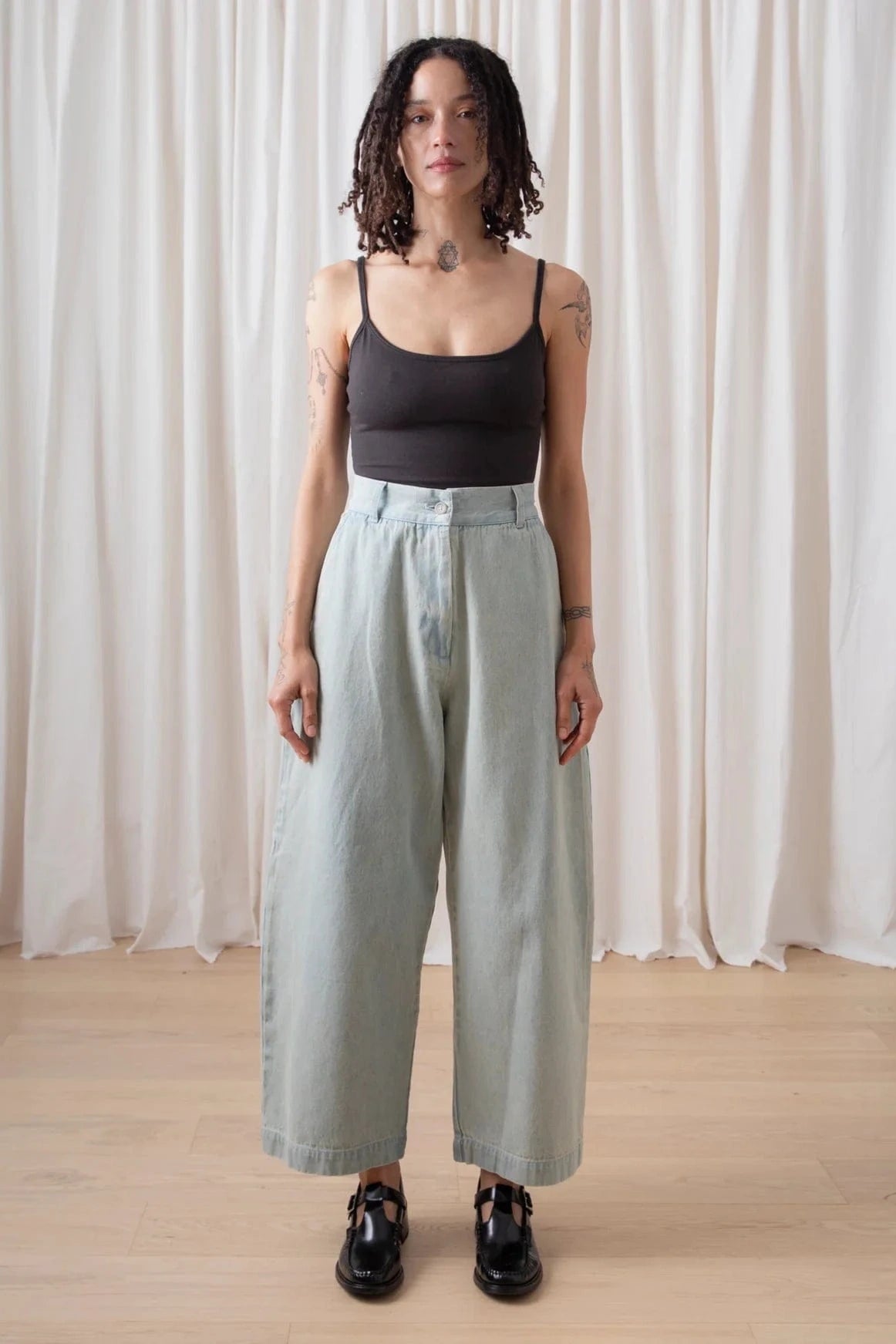 Loose Barrel Pant - Light Denim