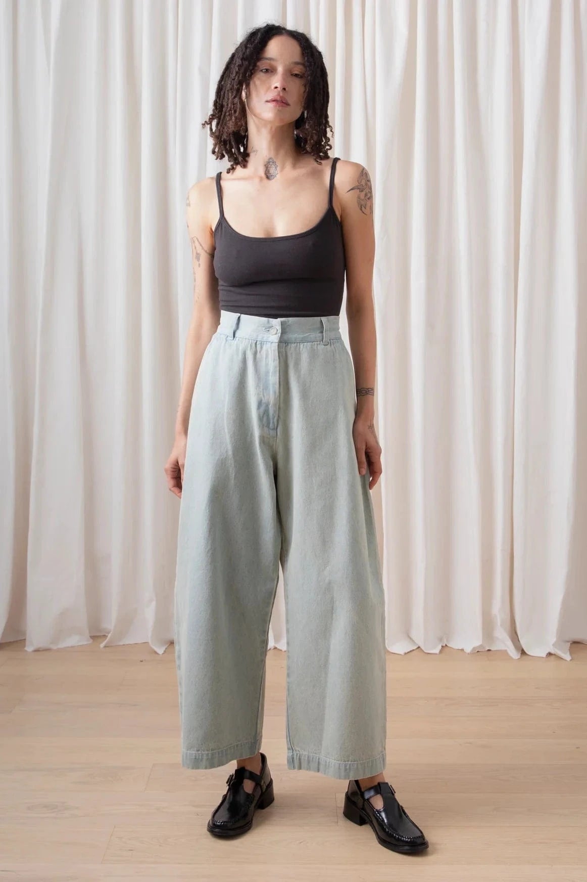 Loose Barrel Pant - Light Denim