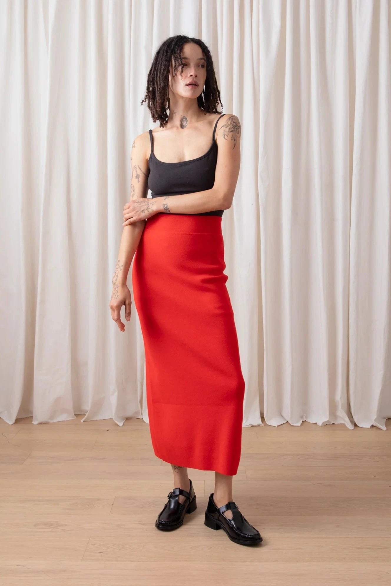 Knit Skirt - Poppy