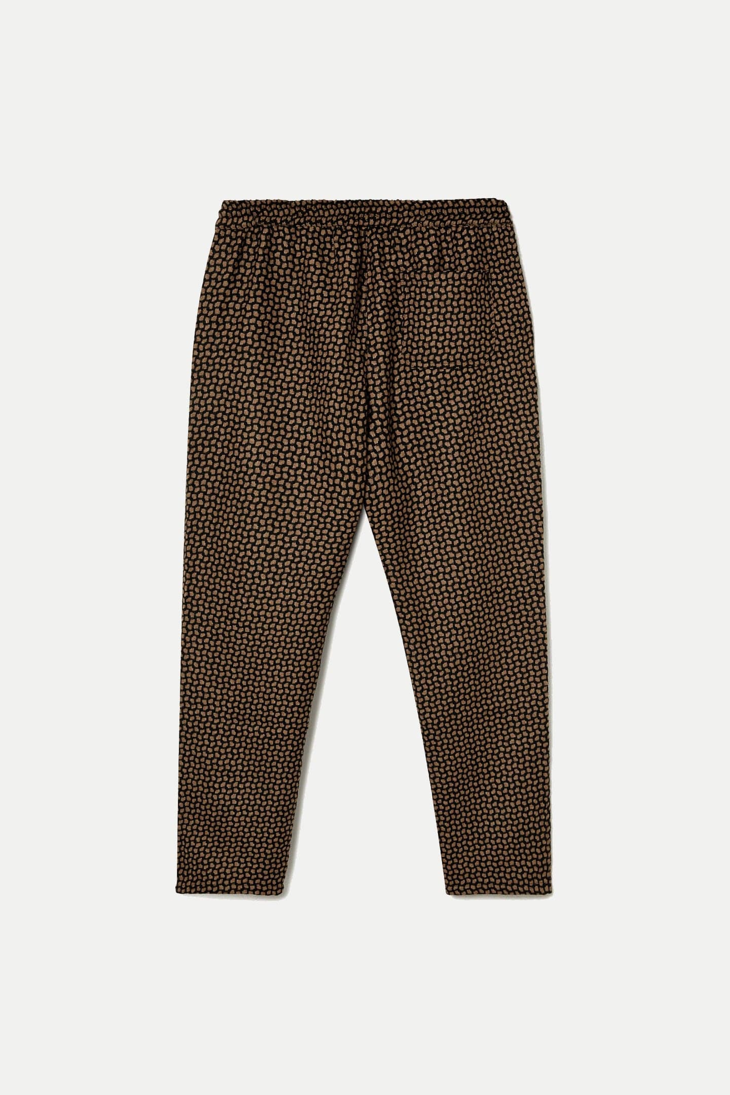 Lemos Trouser - Camel Pattern