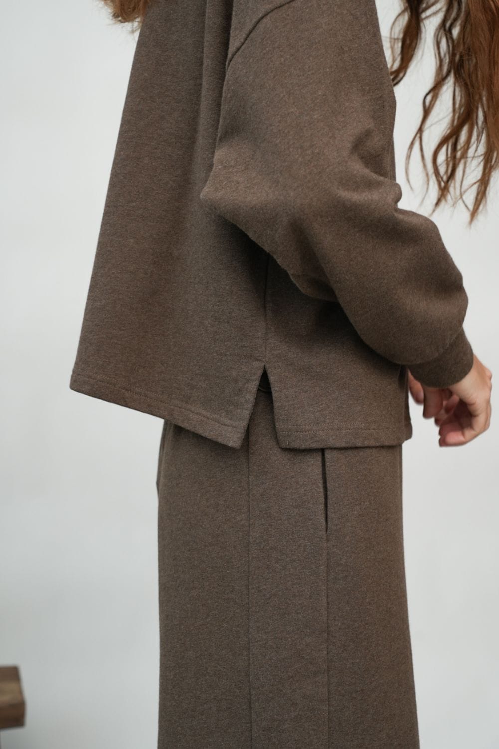 Holly Polo - Brown Marl