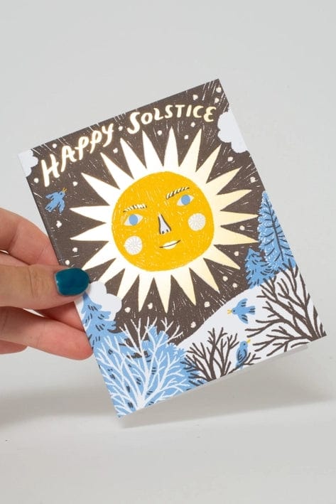 Solstice Sun Holiday Card