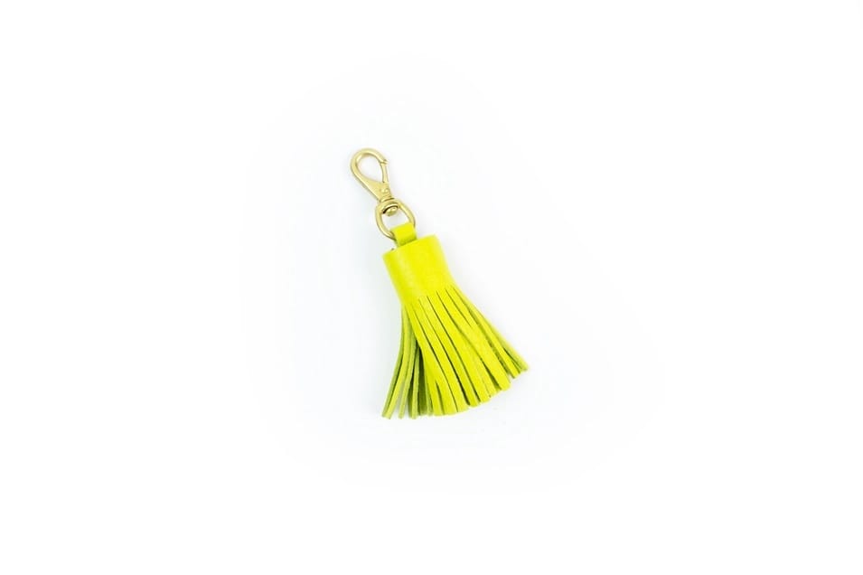 Tassel - Chartreuse Leather