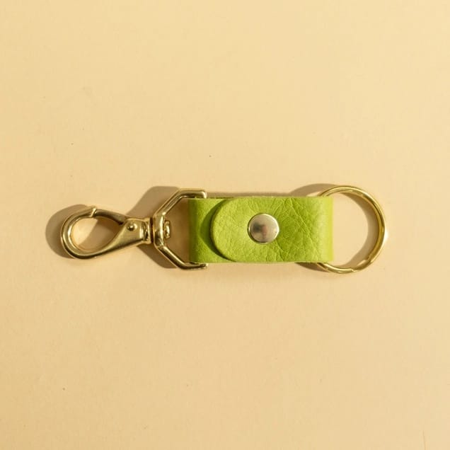 Keychain - Lime Leather