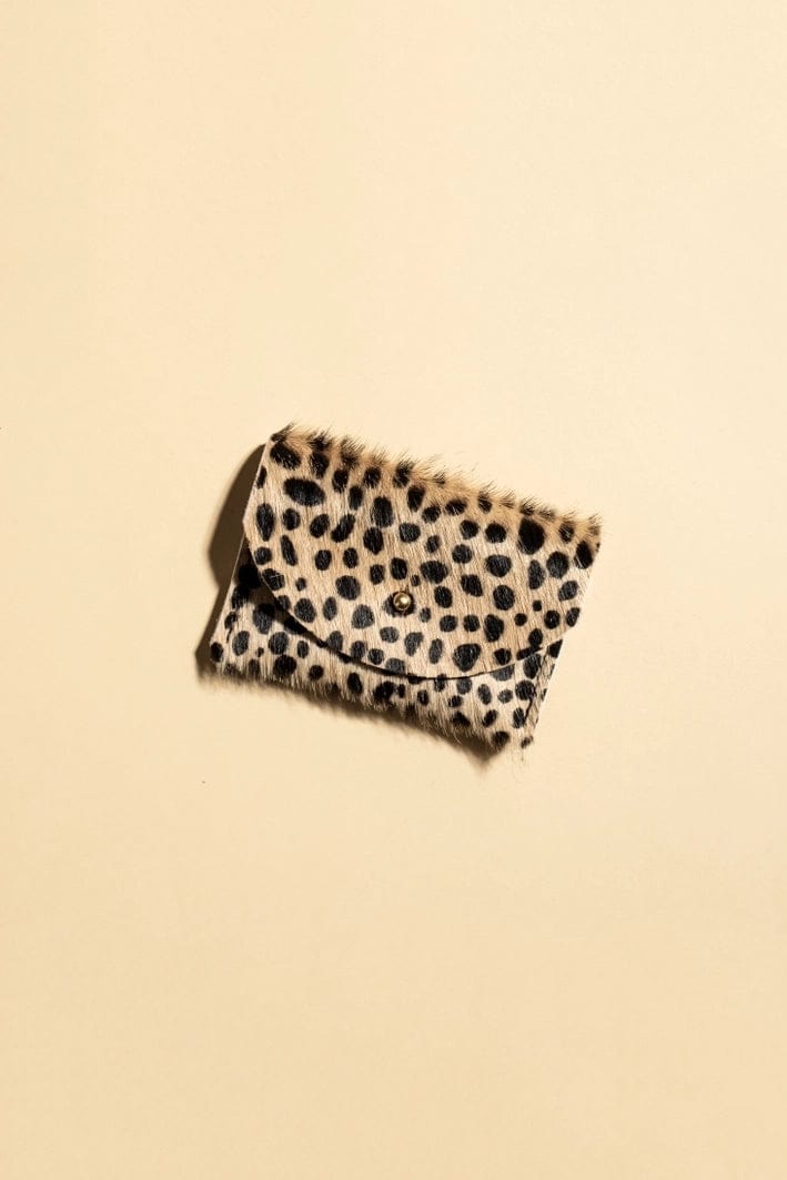 Cardholder - Tiny Spotted Hair On Hide