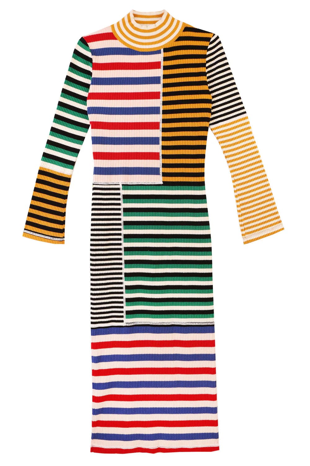 Cecil Dress - Multi Stripe