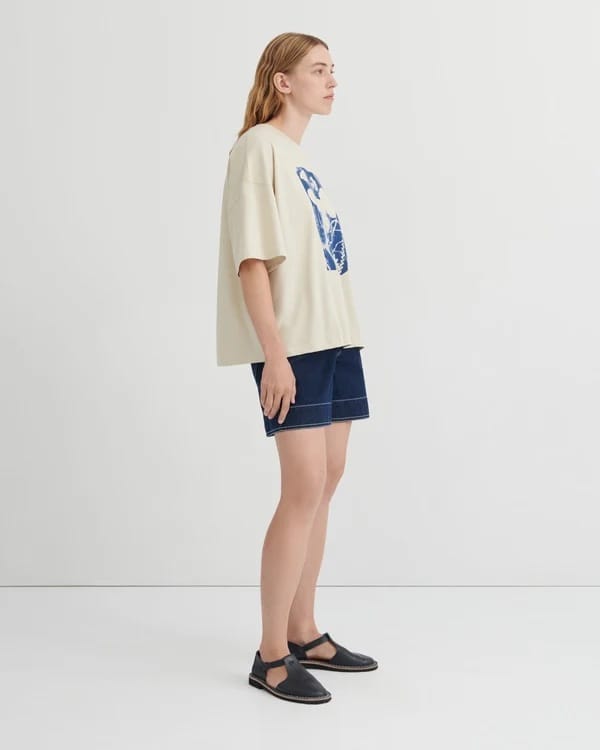 Cyanotype Tee - Stone