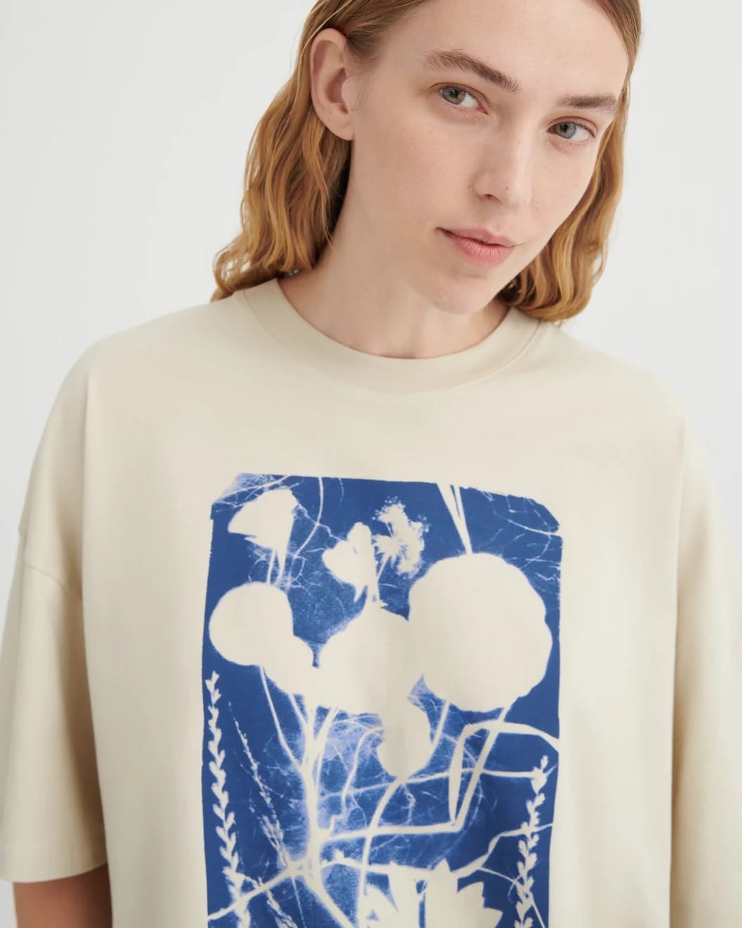 Cyanotype Tee - Stone