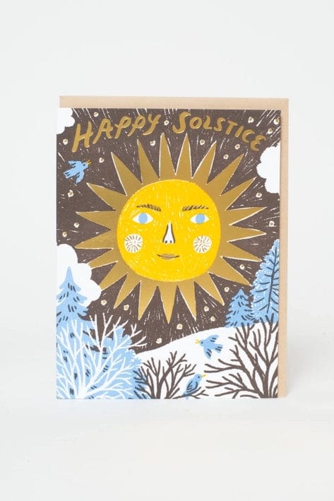 Solstice Sun Holiday Card